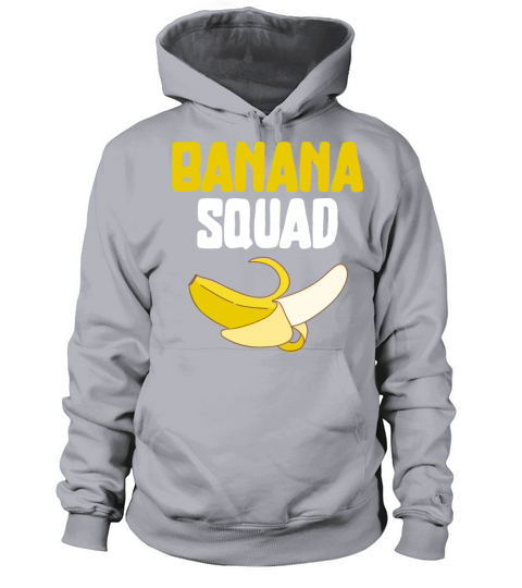 Banana Squad Funny Banana Lovers Vegan Food Funny Women's Hoodie
