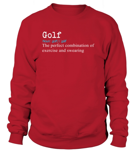 Funny Golf Definition Gift Design Women's Sweatshirt