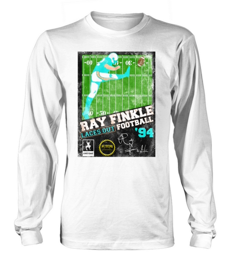 Ray Finkle Laces Out Football Signature Women's Long Sleeve