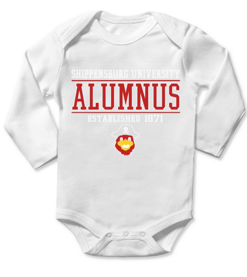 Shippensburg university Alumnus established 1871 Long Sleeve Baby One-Piece