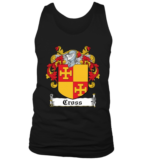 Cross Coat of Arms Irish Family Crests - Coffee Mug (colored) Tank Top Unisex
