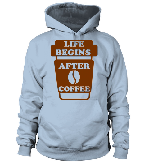 life begins after coffee Women's Hoodie