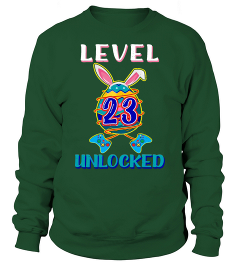 23 Year Old Age Birth Gamer Game Easter Sunday Sweatshirt Unisex