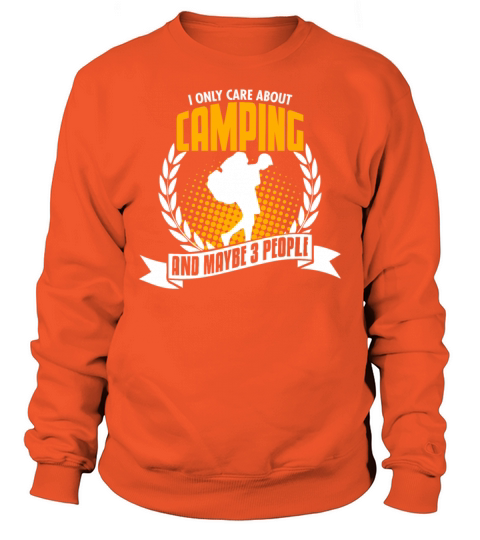 Funny Camping T-Shirt Bday Present Men's Sweatshirt