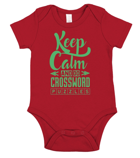 Crosswords Puzzle Short Sleeve Baby One-Piece