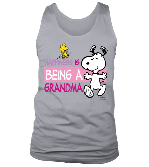 Peanut Snoopy Happiness Is Being A Grandma Gift Te Men's Tank Top