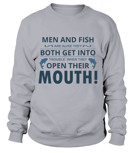 Funny sayings for anglers and fishermen Men's Sweatshirt