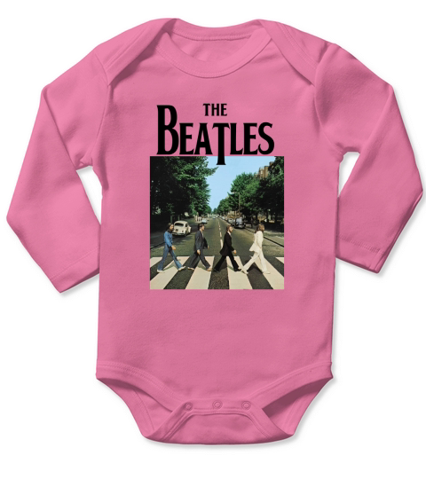 Kids The Beatles Long Sleeve Baby One-Piece