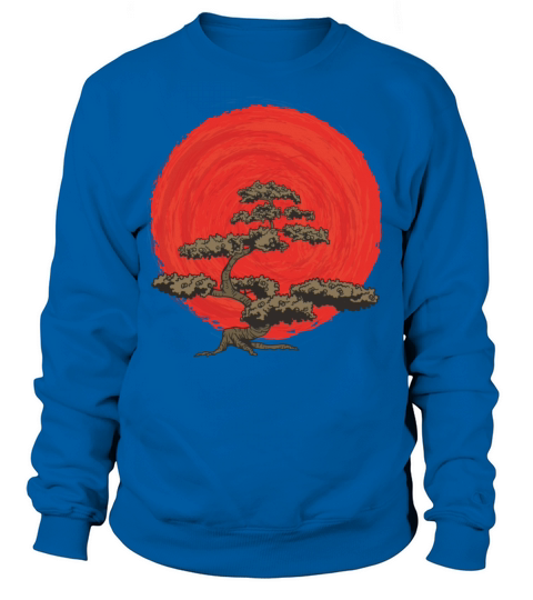 Japanese Bonsai Tree Enso Circle Design Women's Sweatshirt