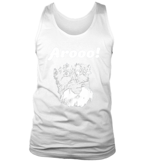 Schnauzer Arooo Barking Tank Top Unisex