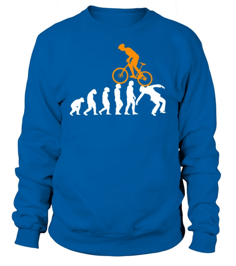 Evolution MTB Mountain Biking Bike Mountain gift Sweatshirt Unisex
