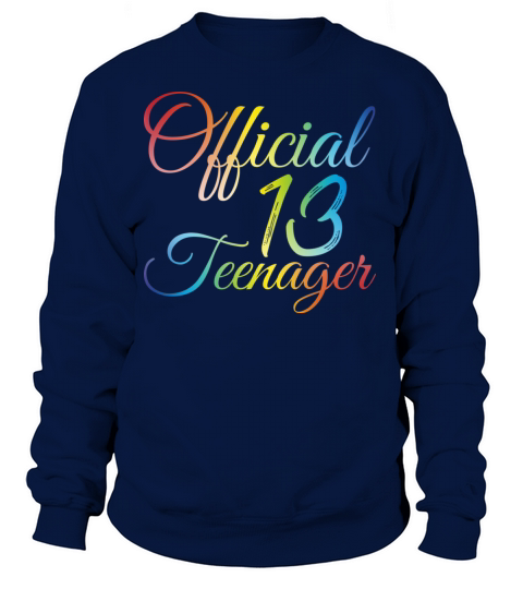 13th Birthday Colorful Official Teenager 2008 Women's Sweatshirt