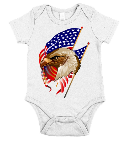 American Eagle Short Sleeve Baby One-Piece