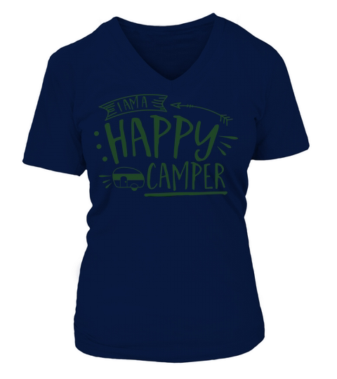 Im a Happy Camper Women's V-Neck T-shirt