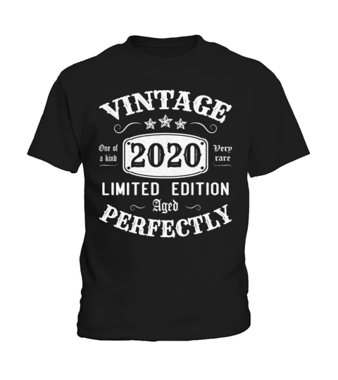 Vintage 2020 Limited Edition Aged Perfectly Kids T-Shirt