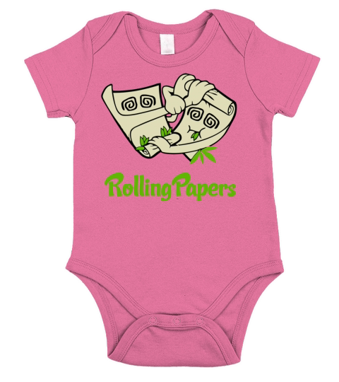 Rolling Papers Short Sleeve Baby One-Piece