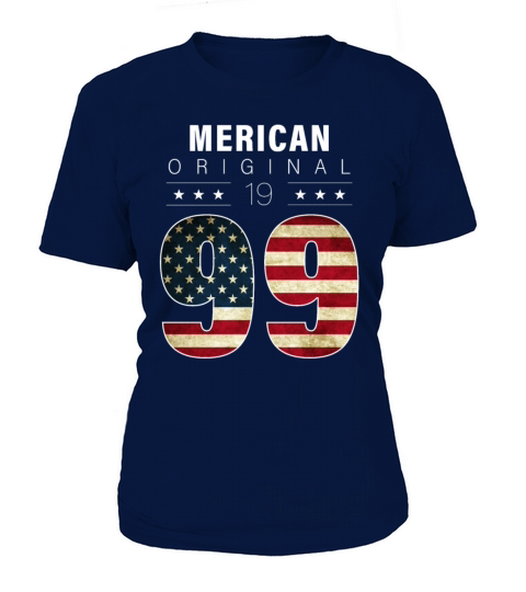 Merican Original 1999 23th birthday American Flag Women's T-Shirt