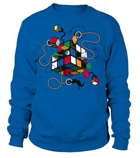Rubiks Cube Illustrated Women's Sweatshirt