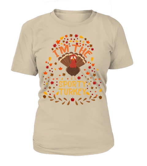 Im Sporty Turkey Happy Thanksgiving 2021 Women's T-Shirt