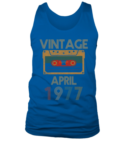 Vintage april 1977 Tank Top Unisex