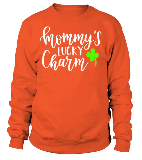 Family Mama Mom Mother Lucky Charm Kids Children Women's Sweatshirt