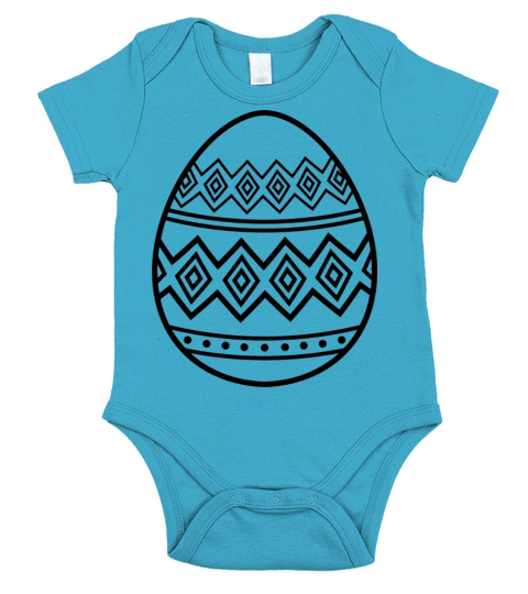 Easter Egg Short Sleeve Baby One-Piece