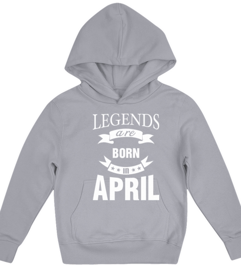 Legends are born in April Kids Hoodie