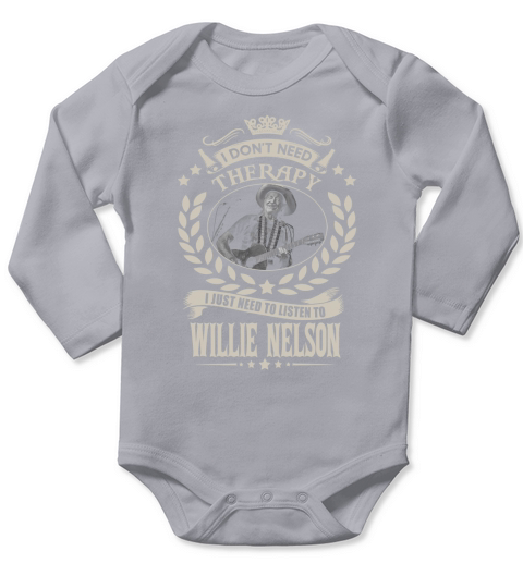 WILLIE NELSON Long Sleeve Baby One-Piece