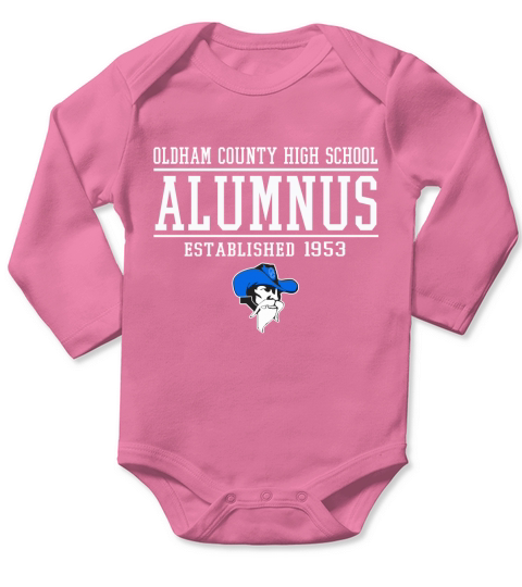 Oldham County High School  Alumnus Long Sleeve Baby One-Piece