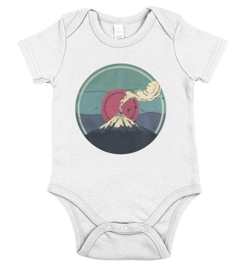 Mountain Short Sleeve Baby One-Piece
