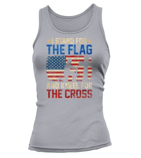 I Stand For The Flag And Kneel For The Cross Women's Tank Top