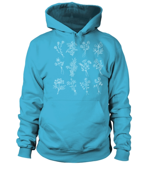 Inspired Flowers Naturalist botanist Women's Hoodie