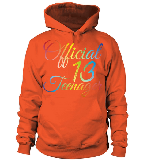 13th Birthday Colorful Official Teenager 2008 Women's Hoodie