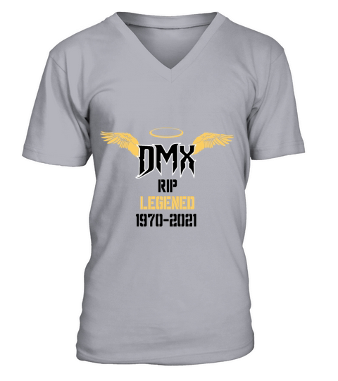 DMX Tribute T-shirt Angel Legend Rest in Peace Men's V-Neck T-shirt