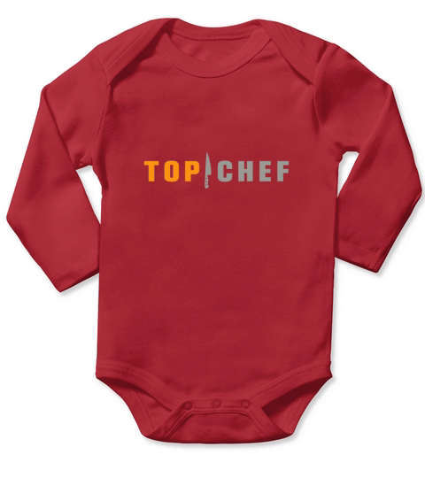 Top Chef Logo Slim-Fit Premium Long Sleeve Baby One-Piece