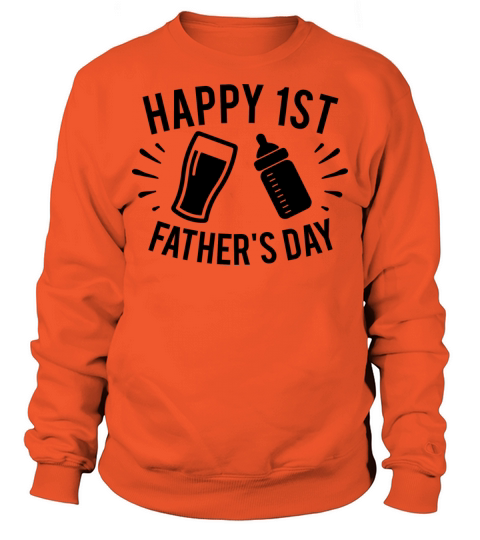 happy first fathers day Men's Sweatshirt