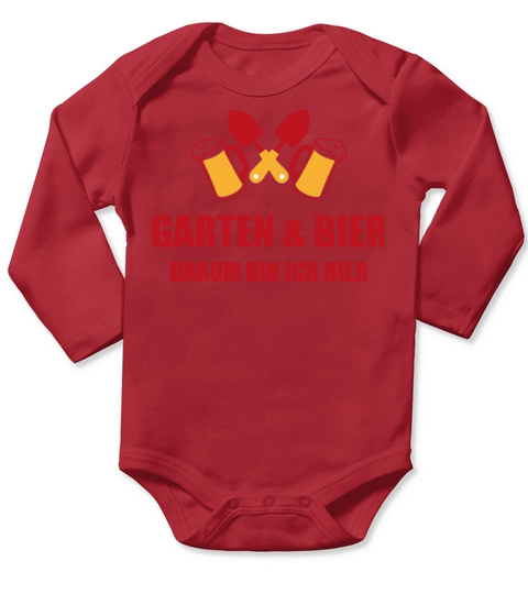 Garden beer gardener gardening gift Long Sleeve Baby One-Piece