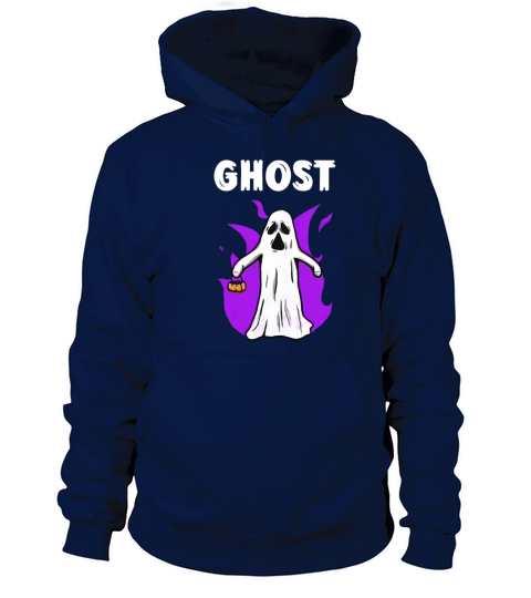 Ghost with pumpkin Halloween Women's Hoodie