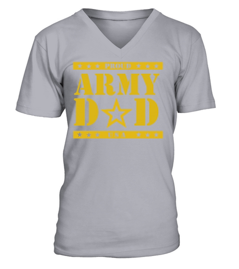 army dad V-Neck T-shirt