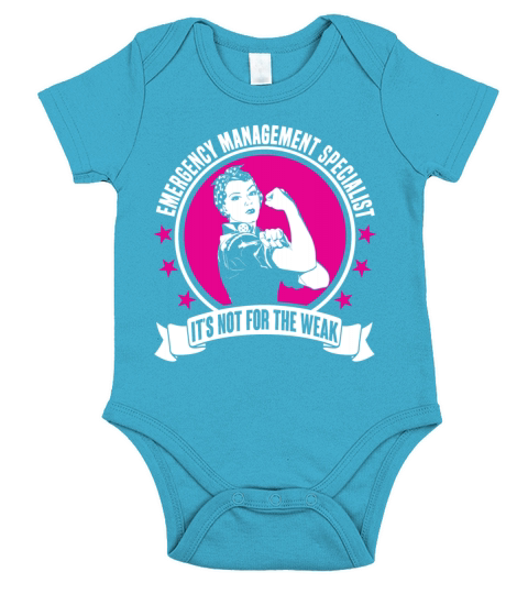 Emergency Management Specialist Short Sleeve Baby One-Piece