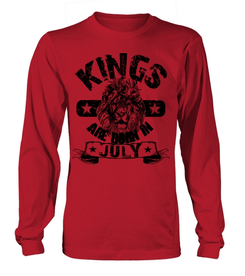 Kings Are Born In July Women's Long Sleeve