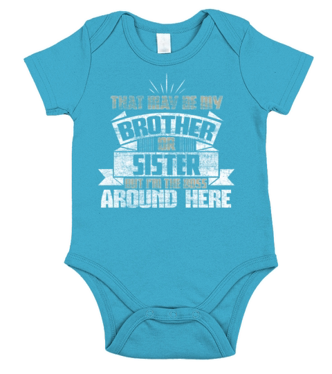 Brother sister gift Short Sleeve Baby One-Piece