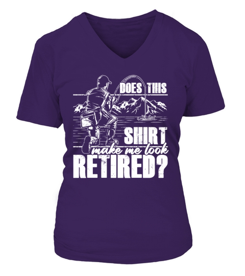 Retired Fisherman Angler Retirement Grandpa Gift Women's V-Neck T-shirt