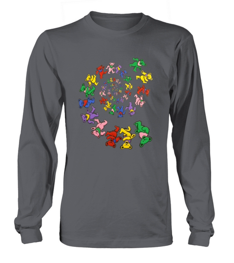 grateful dead dancing bears Long sleeved Unisex