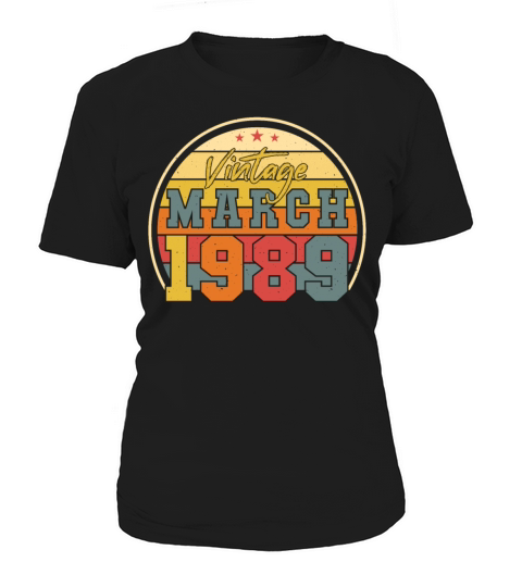 Born March 1989 Vintage Women's T-Shirt
