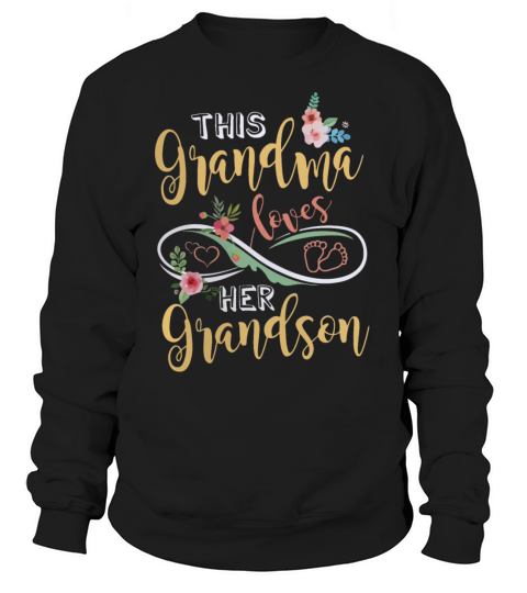 This grandma loves her grandson Women's Sweatshirt