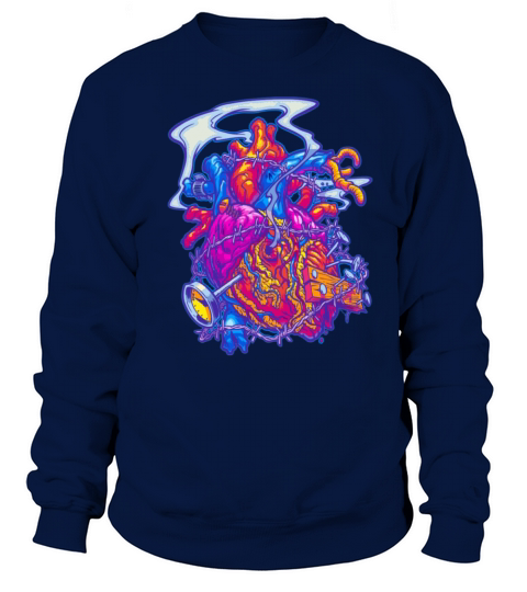 BUSTED HEART Women's Sweatshirt