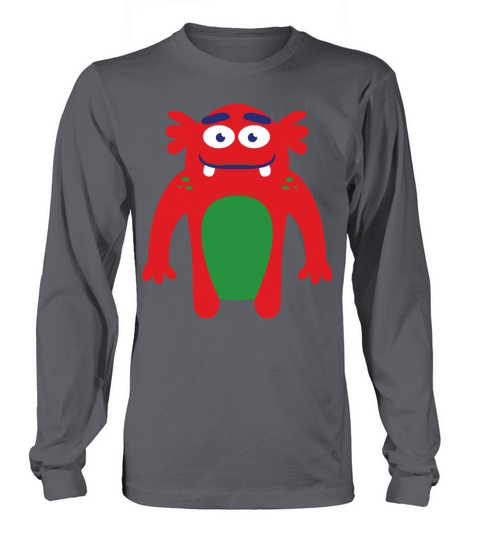 funny Red Halloween Monster costume Women's Long Sleeve