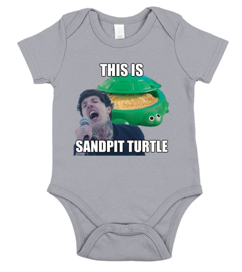 This Is Sandpit Turtle Short Sleeve Baby One-Piece