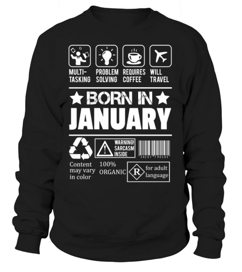 Born In January Women's Sweatshirt